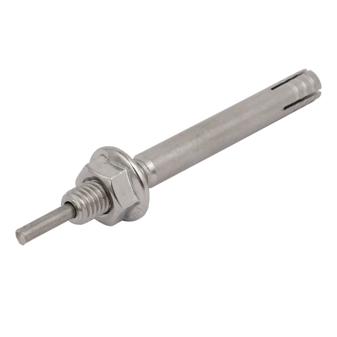 Aexit 8mm Dia fastener 80mm Length Stainless Steel Pin-Fier Hex Nut Expansion Drive Anchor Model:36as519qo455