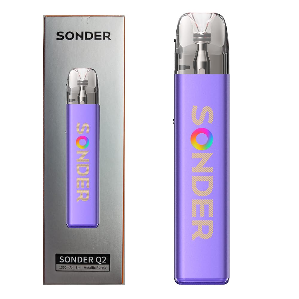 SONDER Q2 | GEEKVAPE Sonder Q 2 Kit 3ml GeekVape Q Pod Cartouche 0,8ohm  (Side Fill) 30W with 1350mAh Batterie Vaporisateur