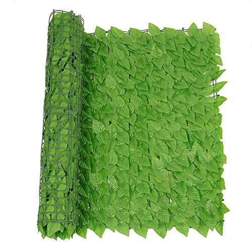 Aabbcdf Pantalla De Cobertura Artificial, Pantalla De Privacidad para Jardín Al Aire Libre, Pantalla De Cerca De Hoja Verde para Jardín Trasero,50x600cm(19.6x236inch) Cover