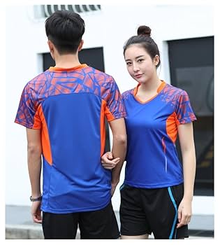 Amazon.co.jp: 上下セット 卓球ユニフォーム パンツ 半袖 練習着