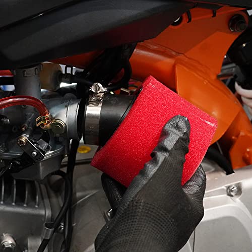 38Mm Bent Angled Foam Air Filter Pod Replacement For Atv Pit Quad Dirt Bike Buggy #TOP3