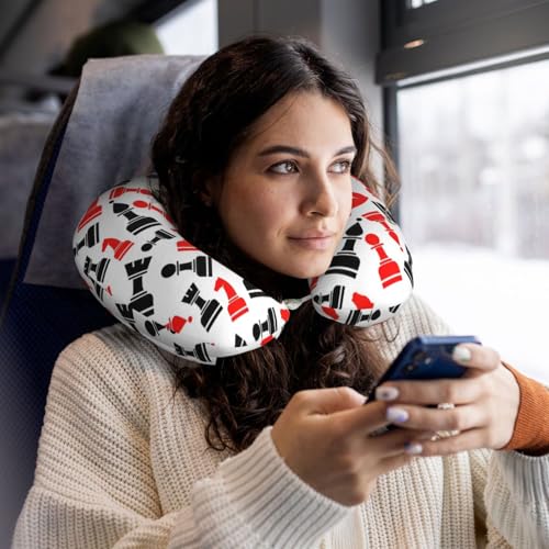 Almohada de espuma viscoelástica cervical tamaño único negra miniatura 6