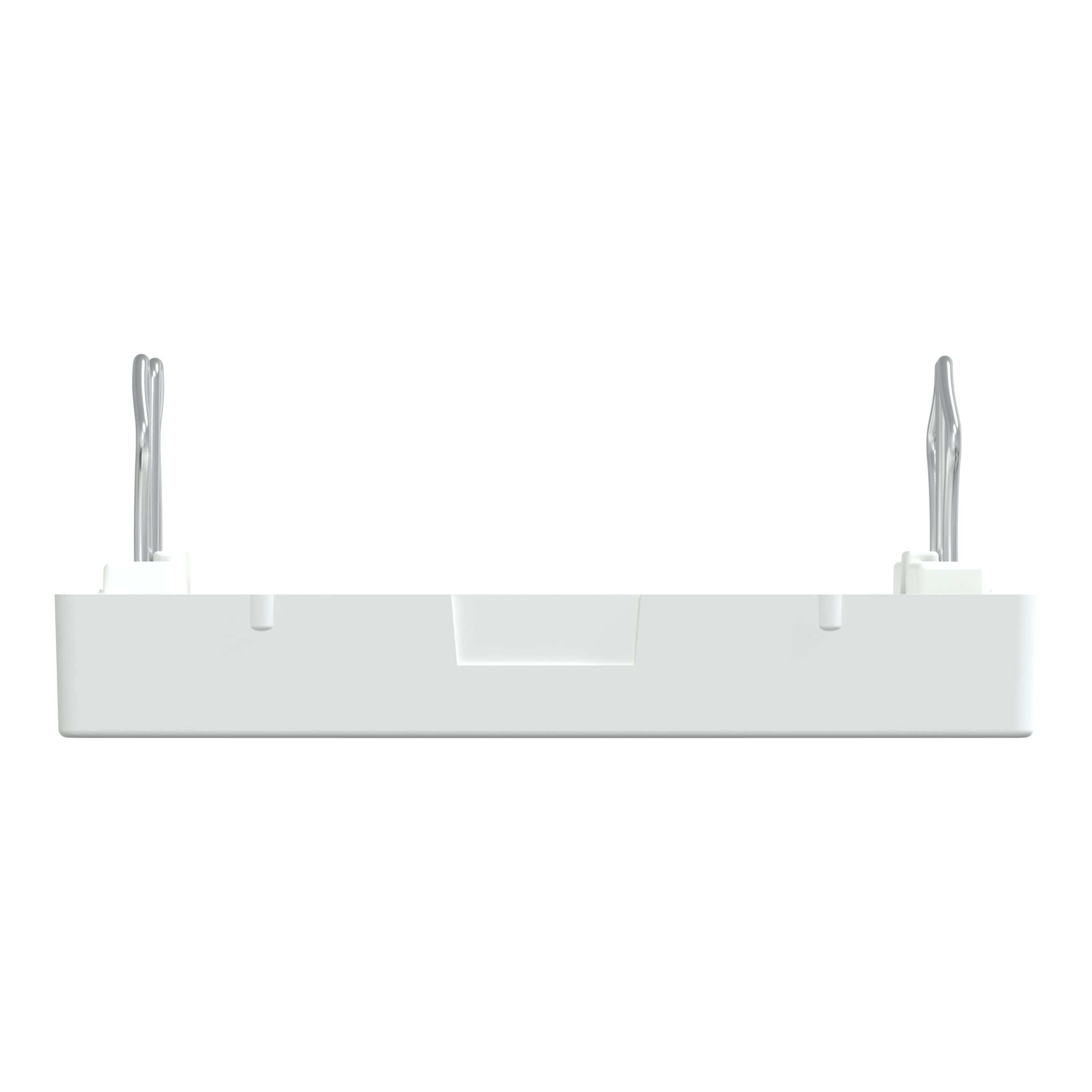Central Plate for USB Charging Station Insert Glossy Polar White, System M - Image 4
