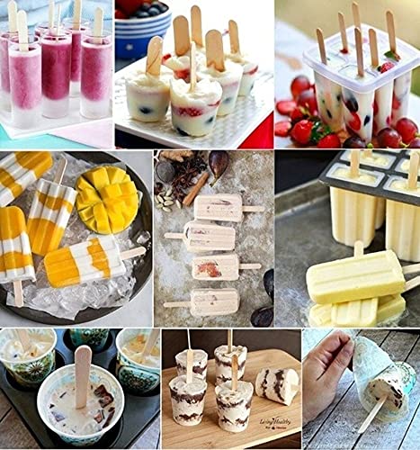 Bastoncini Lecca Legno, Confezione Da 50 - Stecche Gelato Ghiaccioli Cake Pop Attivit Creative 477737