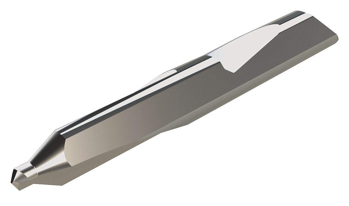 Micro 100 QDC-4 Combined Drill & Countersink - Quick Change, 118° Point Angle, 60° Included Angle, 1/8" Dia, 1/8" Flute Length, 5/16" Shank Dia, 2-1/2" OAL, Uncoated