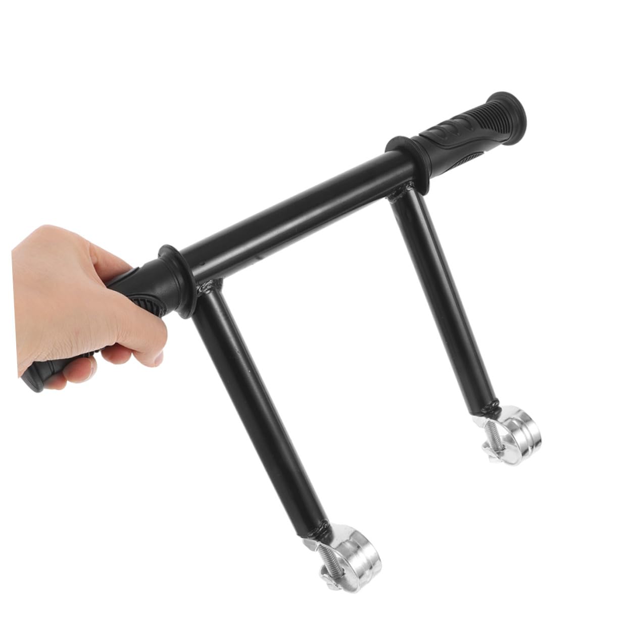 Manillar Plástico Cochecito en Extensor para Acero Inoxidable de Diseño Moderno Soporte para Reposabrazos y Adecuado para Paseos y Excursiones Niño