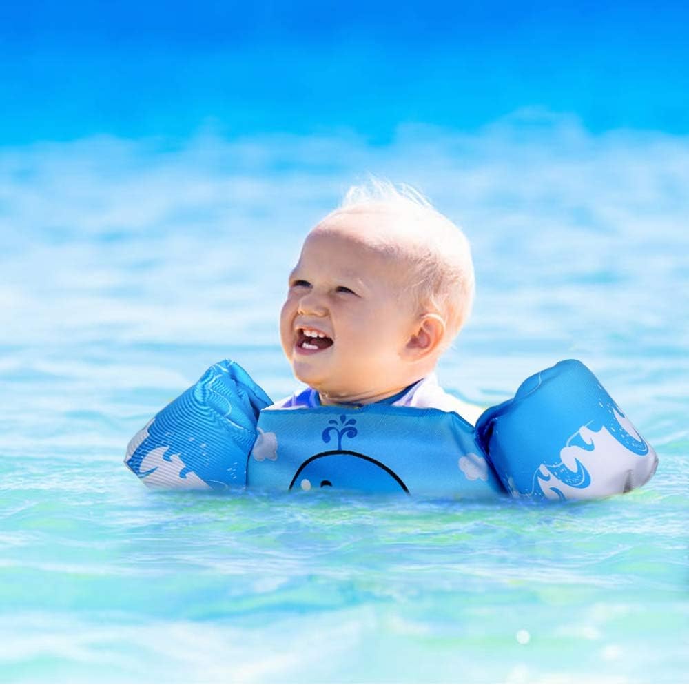 RATAVA Inflatable Arm Floaties for Kids Toddlers, Swimiming Floater Sleeves Arm Bands Floaties Water Wings Water Sports Learning Swim Training Aids (Design May Vary, Multicolor) - Image 3 thumbnail