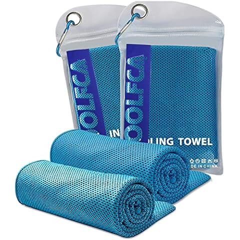 Kühlendes Handtuch 2 Set, Mikrofaser Handtuch Cooling Cover