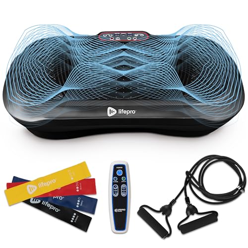 LifePro Waver Vibrationsplatte Trainingsgerät – Ganzkörper-Workout-Vibrations-Fitness-Plattform mit Schlaufenbändern – Heimtrainingsgerät für Gewichtsverlust und Straffung LifePro Waver Vibrationsplatte Trainingsgerät – Ganzkörper-Workout-Vibrations-Fitness-Plattform mit Schlaufenbändern – Heimtrainingsgerät für Gewichtsverlust und Straffung