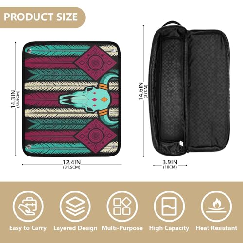 Bolsa para plancha de pelo y base resistente al calor miniatura 4