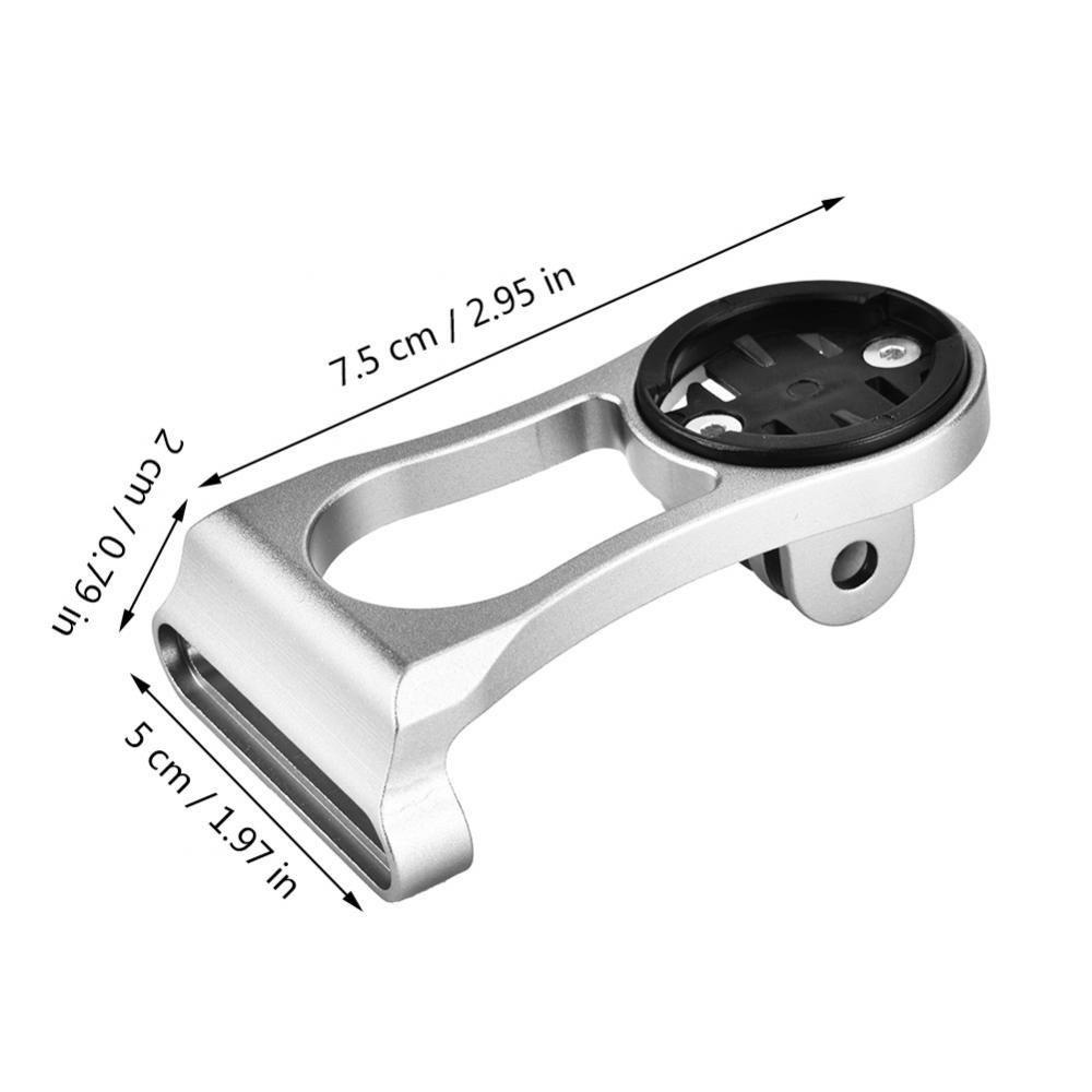 Supporto Per Computer Bici In Alluminio | Estensione Per Garmin | Regolabile E Stabile | Per Manubrio O Stelo - Foto 8
