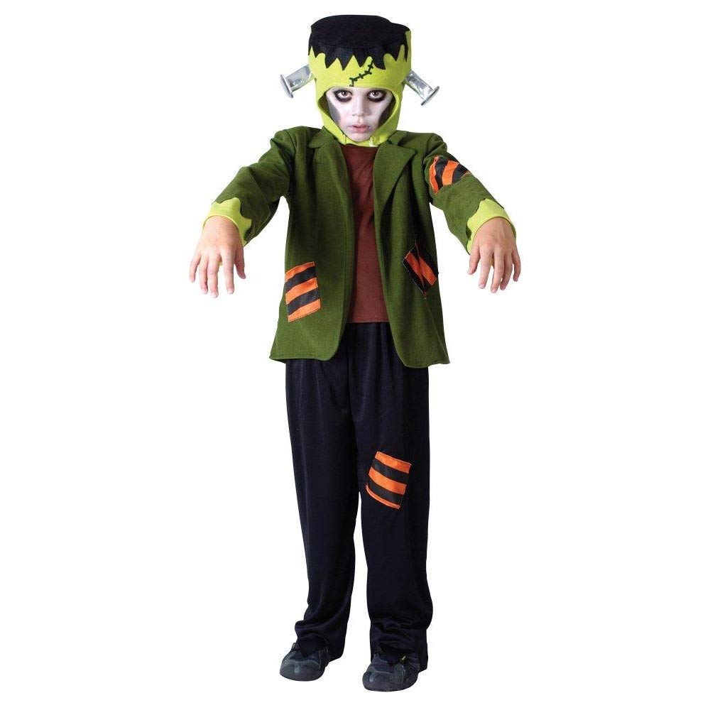 Bristol Novelty Cc768 Monster Frank Costume, Black, Medium, 122 - 134 cm, Approx Age 5 - 7 Years, Monster Frank Costume (M)