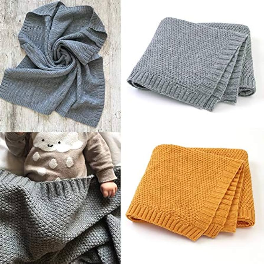 ベッドソファバスケットベビーカー毛布のためのベビーブランケットニット新生児つつくラップ毛布スーパーソフト幼児幼児寝具キルト 暖房ブランケット (Color : Pink)