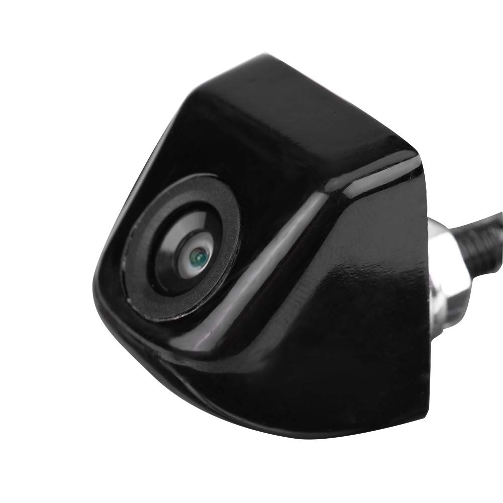 KIMISS 12V DC per parcheggio retromarcia, monitor automatico con obiettivo grandangolare ad alta definizione 170 °, visione notturna buona, impermeabile a tenuta stagna (nero)