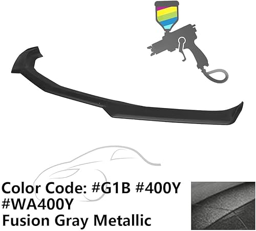 Vista 67 de IKON MOTORSPORTS, Borde de parachoques delantero compatible con Chevrolet Camaro 2016-2024, estilo 1LE con impresión de fibra de carbono, acabado