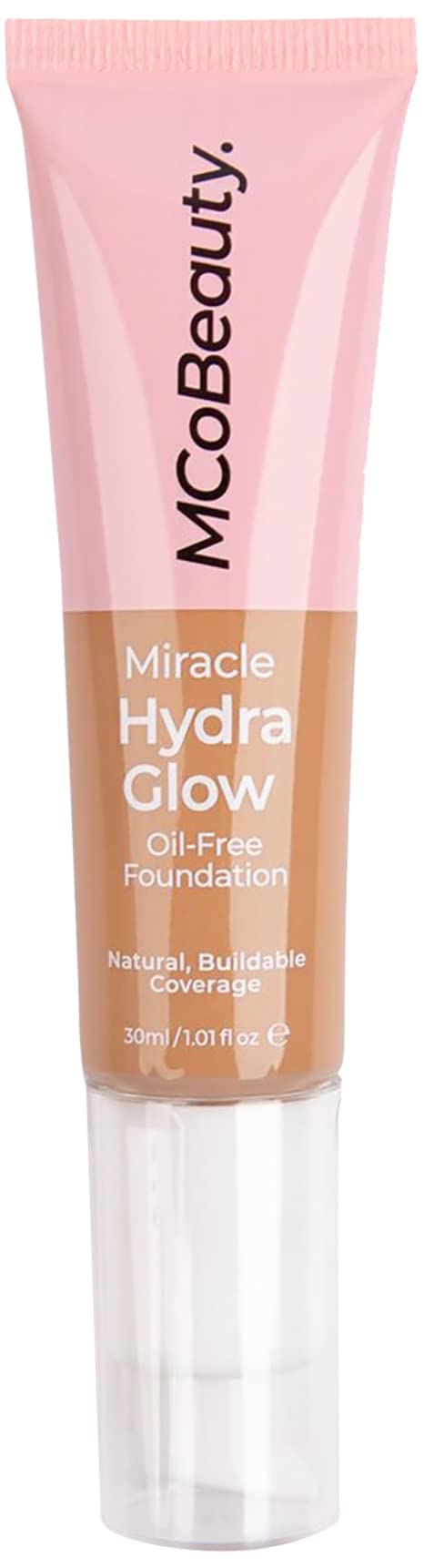 Miracle Hydra Glow Oil-Free Foundation - Natural Honey by MCoBeauty for Women - 2 Pc 1 01oz Miracle