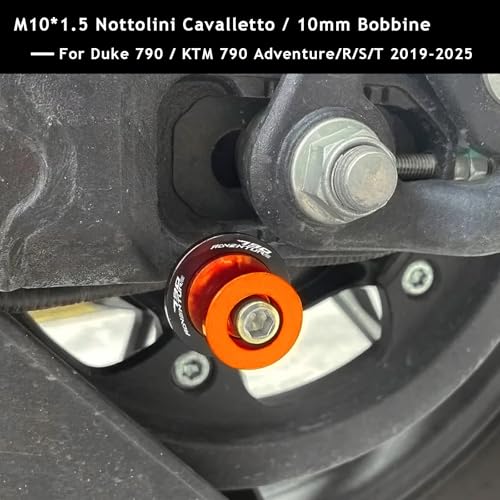 790 ADV Bobbins M10*1.5 Montageständer Racingadapter CNC Ständeraufnahme Für 790 Adventure R/S 2019 2020 2021 2022 2023 2024 2025 -Orange