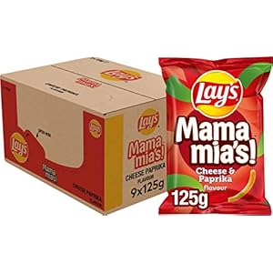 Lay’s Mama Mia’s Chips, 9 x 125 g