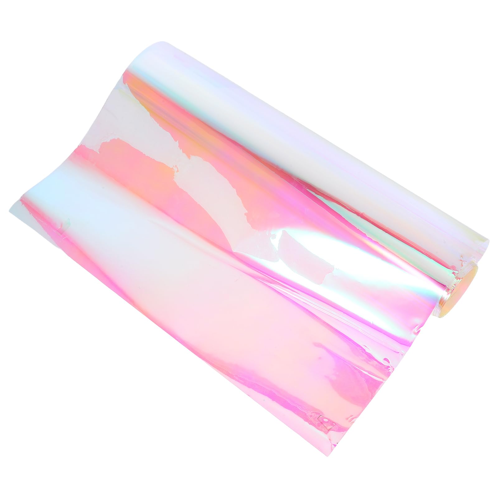 Holograficzna folia okienna: 250x40 cm kolorowa naklejka na szkło – dekoracyjna opalizująca folia okienna do dekoracji wnętrz, fotografii i filtrów światła