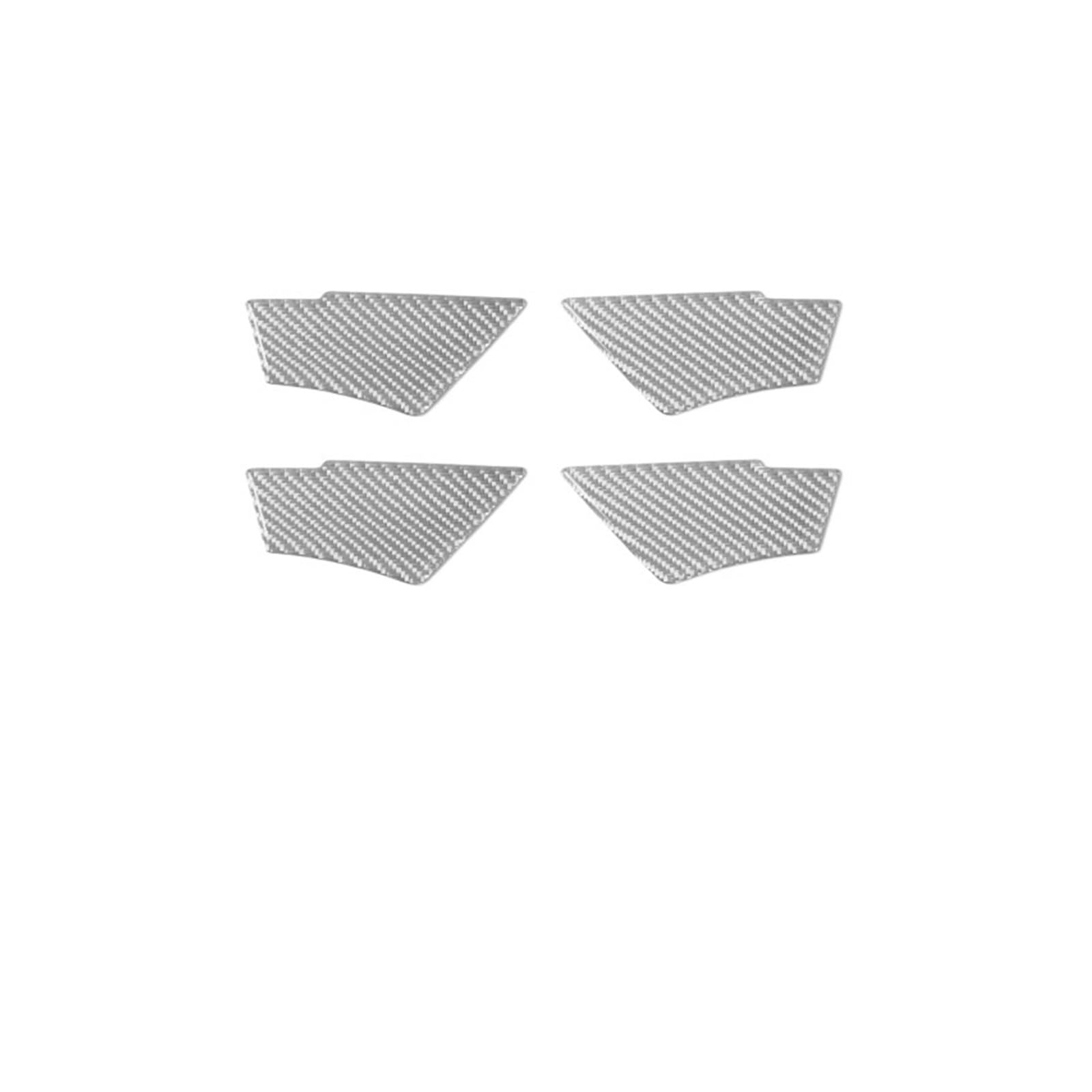 Car Interior Trim for A3 8Y S3 2021-2025 4Pcs Carbon Fiber Decals Stickers for Car Door Pull Handle Bowl Panel Interior Trim Tuning Dash Moulding Strip(1)