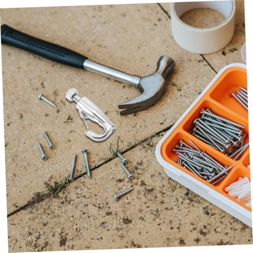 Image of jojofuny 2Pcs Adjustable Heavy Duty Picture Hanging Hooks for Wire Rope Durable Decorative Hardware for Home Office Gallery Decor and Classroom Use