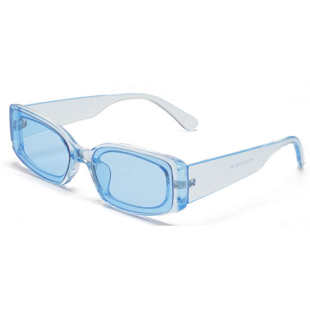 CCTYJ Occhiali da Sole Occhiali da Sole Rettangolari Donne Occhiali da Sole  Trasparenti Occhiali da Vista Colorati per Donna : Abbigliamento