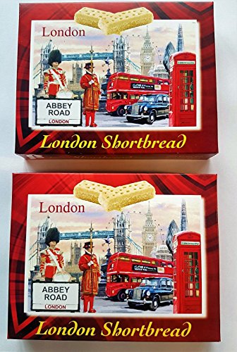 London Shortbread 200g x 2, Two London Themed Boxes of shortbread Fingers