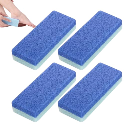 Piedra Pómez para Pies - 4 Piezas Exfoliadores de Pies para Callos | Exfoliador Talones Herramientas Suavizantes Durezas Baño Reparador Cuidado Diario Ducha