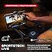 Sportstech sBike Lite - Smartes Heimtrainer Fahrrad mit LED - Deutsche Qualitätsmarke - App mit Kursen und 360° Tablet-Halterung für Full Body Workout - Ergometer, Indoor Fitnessbike (sBike Lite BL)