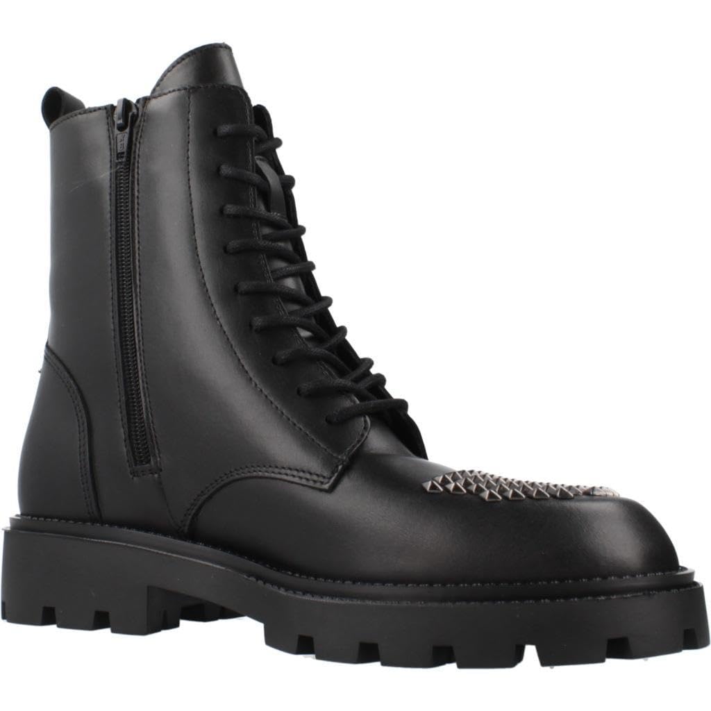 ALPE Bottines en Cuir Agnes Noir