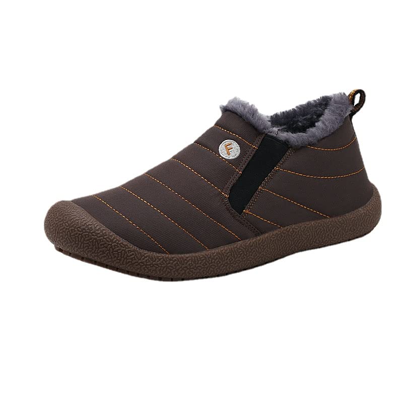 AINIJIA&HOLO Winter Shoes Fur Lined Snow Ankle Boots,Outdoor Waterproof Anti-Slip Walking Sneakers Hiking Boots