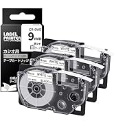 Amazon | 互換 テプラ テープ 24mm 白 黒文字 テプラPRO カートリッジ