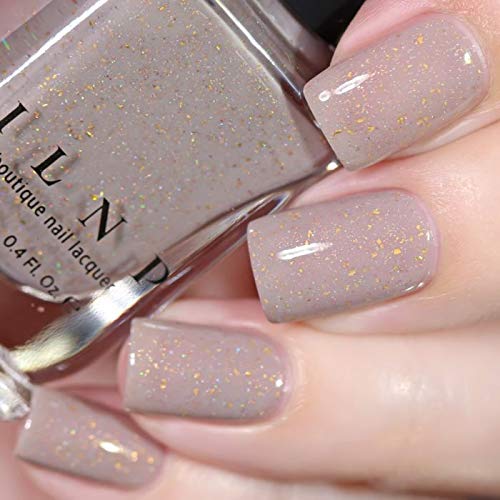 Image of ILNP Sandcastle - Sandy Beige Holographic Nail Polish