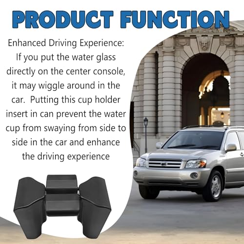 Divisor para portavasos compatible con Toyota Highlander 2002-2007 miniatura 7