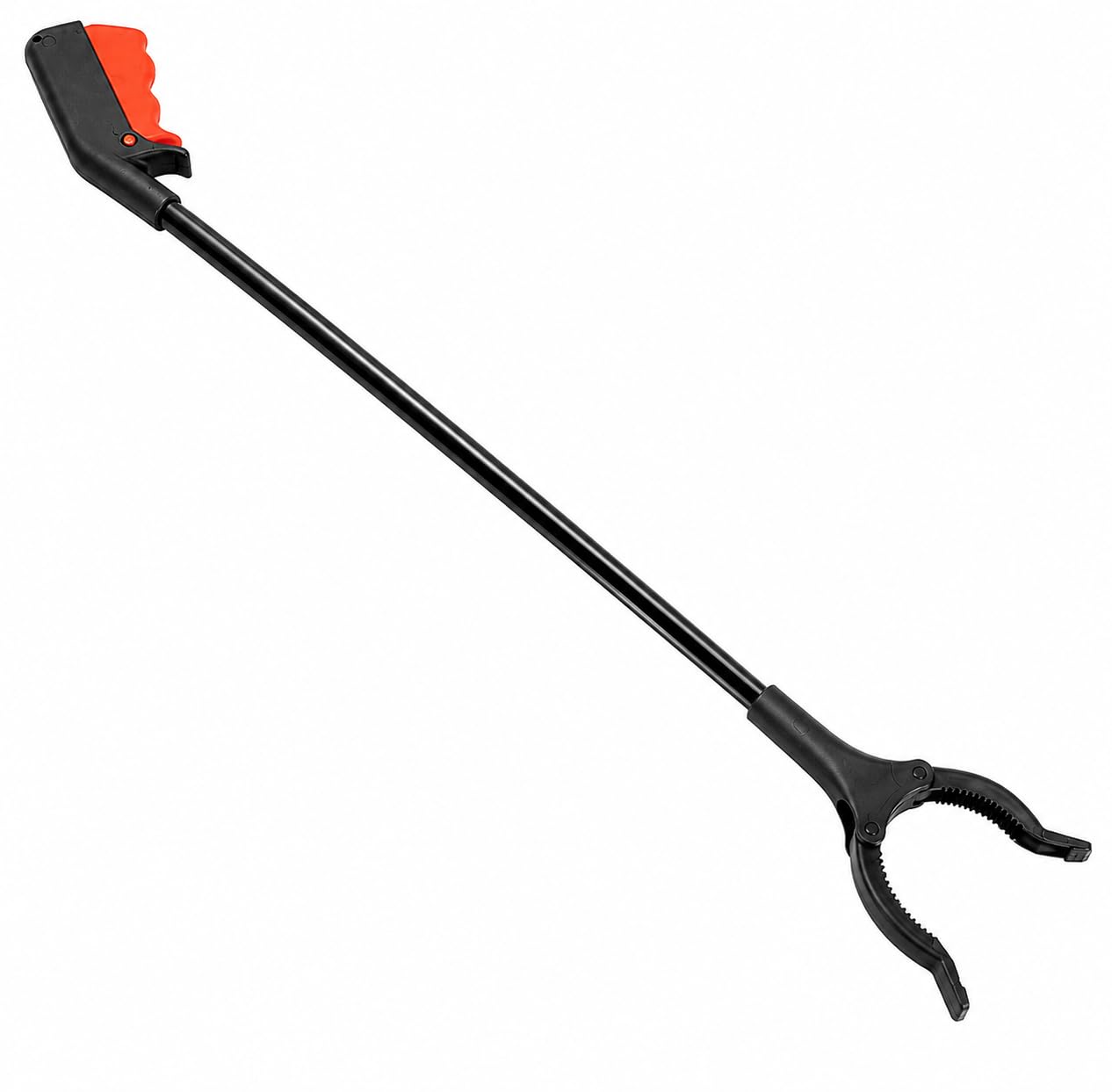 Sankirtan Grabber Reacher Tool, 32 Inch Extra Long Steel Foldable Pick Up Stick with Strong Grip Magnetic,90°Rotating Anti-Slip Jaw,Trash Claw Grabber Tool,Hand Grabber for Reaching,Arm Extension (01)
