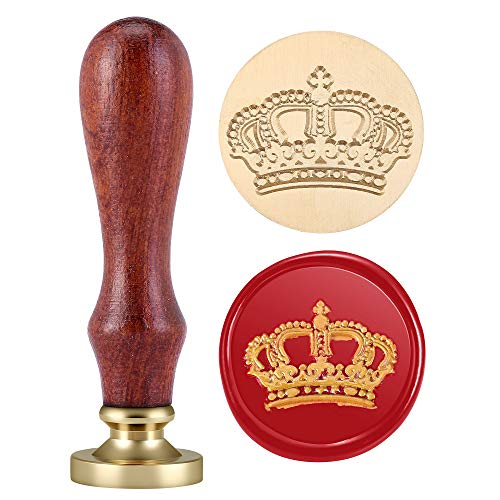 The Crown Wax Stamp, Yoption Vintage Sealing Wax Seal Stamp, Great for Embellishment of Cards Envelopes, Invitations, Wine Packages, Gift Idea