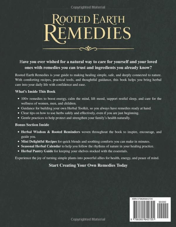 Rooted Earth Remedies: A Holistic Guide to Herbal Healing, Natural Recipes and Plant-Based Cures for Everyday Wellness and Lasting Vitality - Image 2