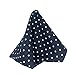 Royal Silk Black Polka Dot Silk Pocket Square 100% Silk - Full-Sized 16