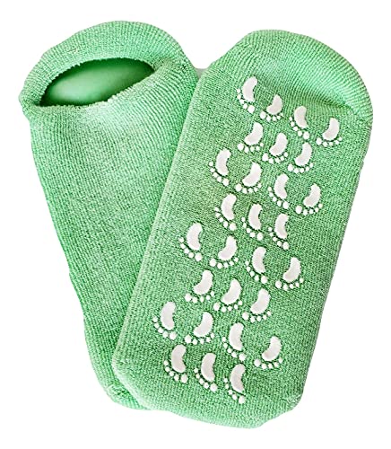 RUCCI Moisturizing Gel Booties, Assorted colors (Pink Green Purple), 2 count