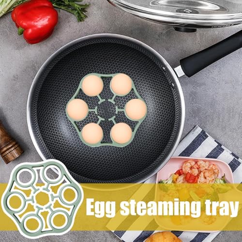 Soporte para huevos resistente al calor de silicona grado alimentario 5