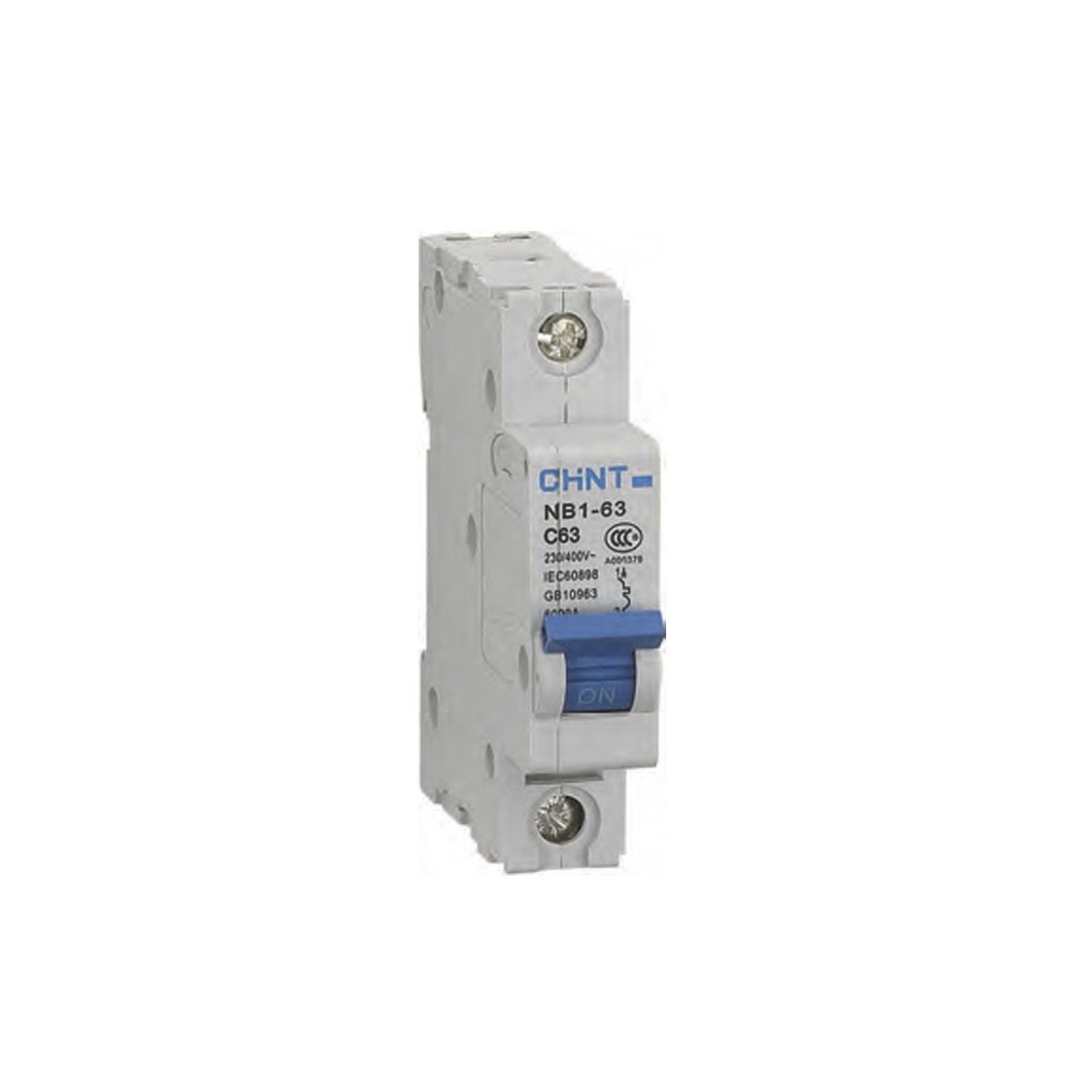 Chint NB1-63BH1P40 - Disyuntor en miniatura (40 A, 1 polo, curva B, 10 kA)