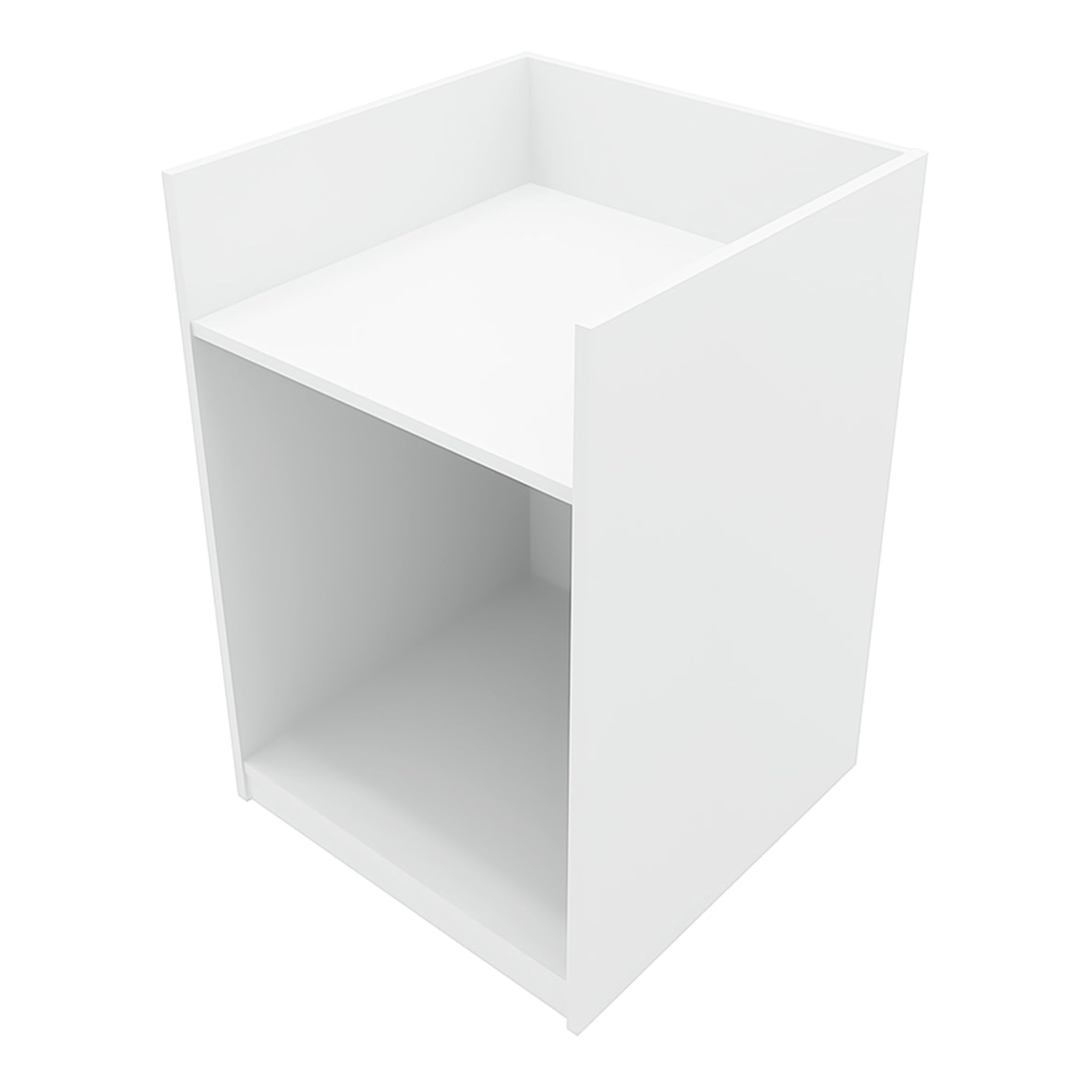 Set Banconi Bianco con LED Theia K900 C900 LM60 TB60 - Vetrina con Serratura, Ante Scorrevoli, Chiavi, Illuminazione, Mobile Cassa, Espositori in Vetro per Gioielli, Abbigliamento e Accessori