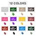 Stamp Pads, UBEGOOD Washable Ink Pads for Kids, Craft Ink Stamp Pads for Rubber Stamps, Paper, Scrapbooking, Wood Fabric, Best Gift for Kids (12 Pack)