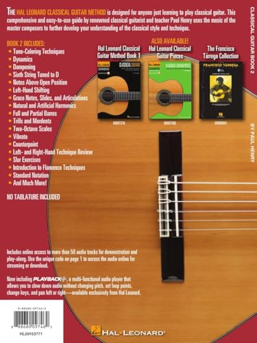 Classical Guitar Method Book 2 - Intermediate-Level Guide for Developing Fingerstyle and Classical Techniques | Step-by-Step Lessons, Audio Tracks, ... (Hal Leonard Classical Guitar Method) - Image 2