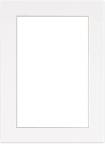 Tapete de 8.5 x 11 pulgadas, para marco de 11 x 14 pulgadas, tablero precortado blanco sin ácidos, mate de 8.5 x 11 pulgadas, hecho para adaptarse a