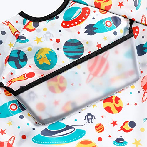 PandaEar 3 Pezzi bavette con maniche lunghe