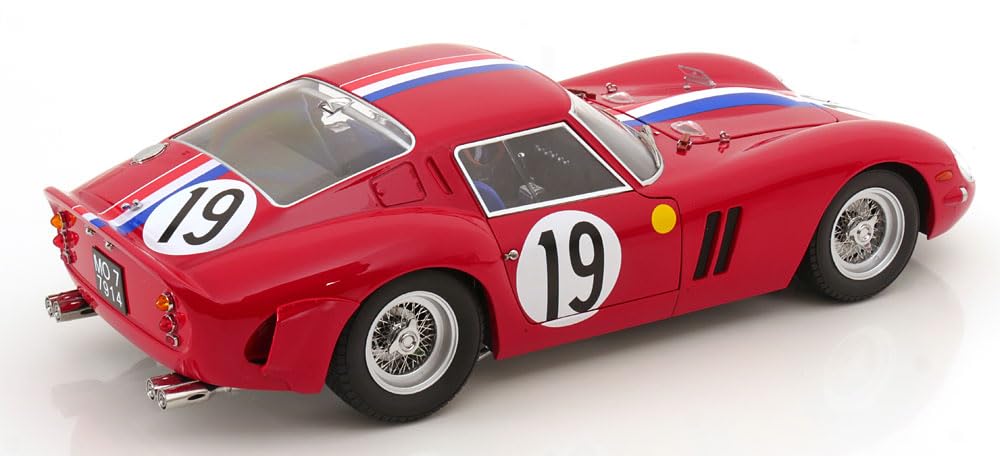 KK Scale KKDC120125 - Ferrar. 250 GTO #19 2nd Place 24H Le Mans 1962 - Scala 1/12 - Auto in Miniatura da Collezione
