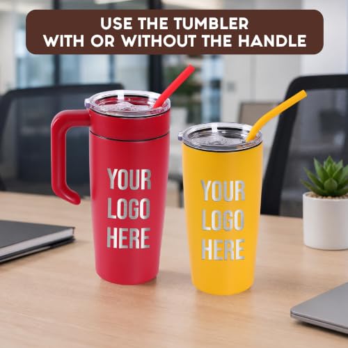 Image of Custom Logo 20 oz Classic Tumbler, Personalized Business Gift