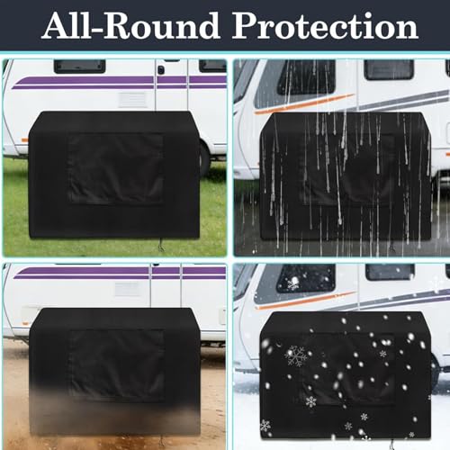 Protector de tanque de propano impermeable con aislamiento térmico para camping 5