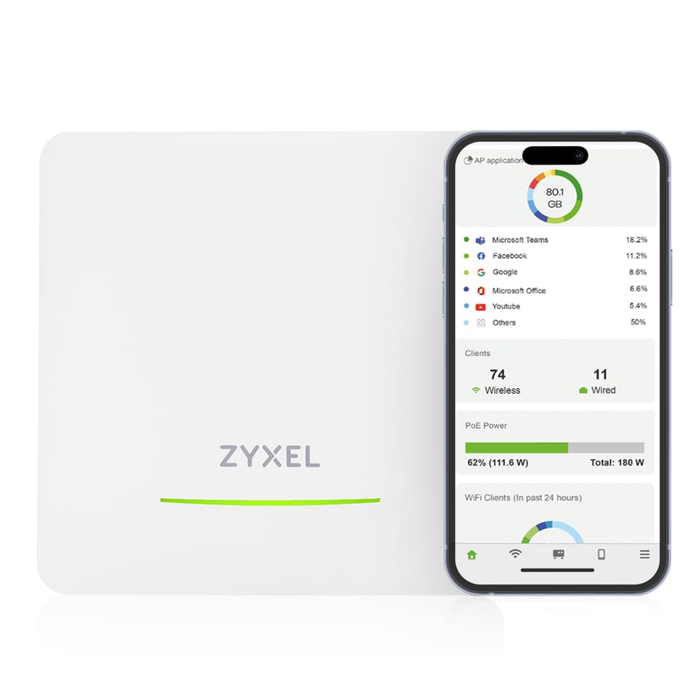 Zyxel WiFi 7 Wireless Access Point BE5100 | 2.5G | PoE+ | NWA90BE